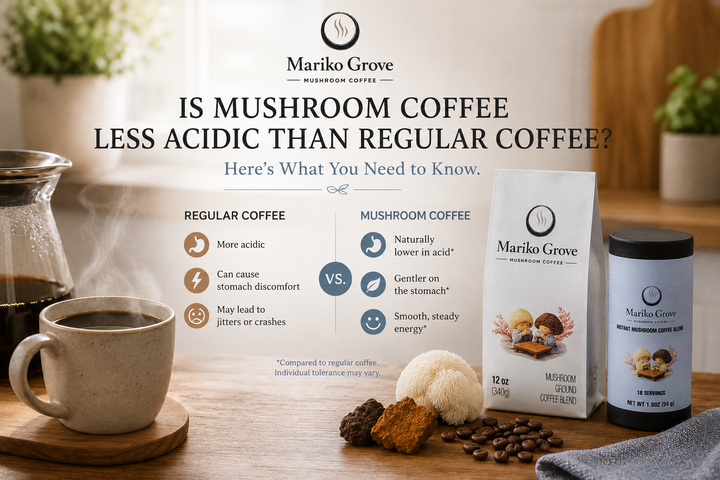 Is Mushroom Coffee Less Acidic Than Regular? The pH Numbers
