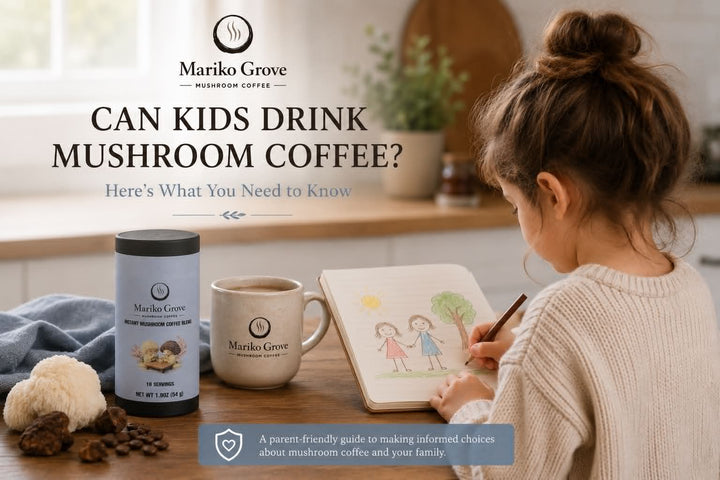 Can Kids Drink Mushroom Coffee? We Sell It and Say No